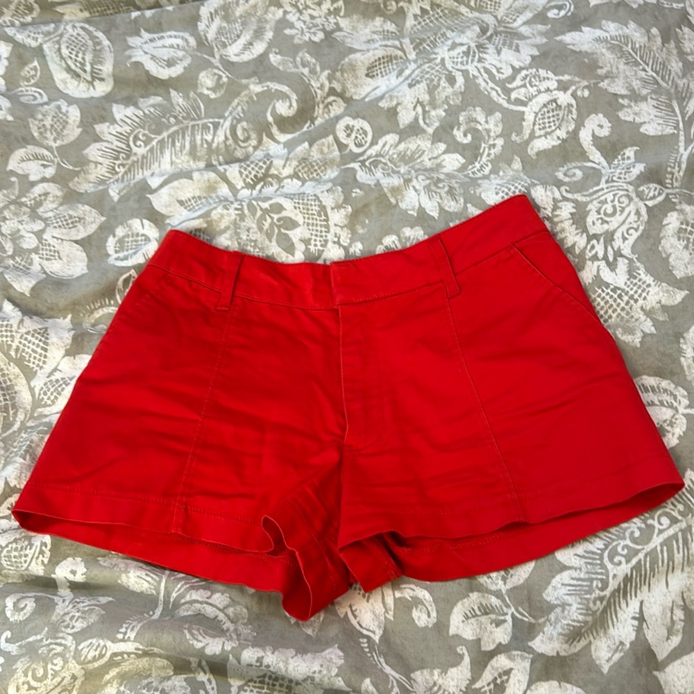Excellent condition Abercrombie and Fitch shorts. Size 25. Red color